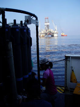 墨西哥湾甲烷浓度测量